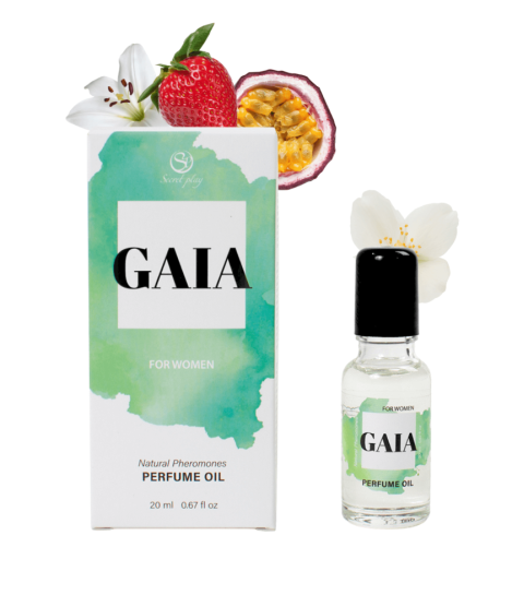 Huile parfumée Roll-on aux phéromones Gaia pour femme